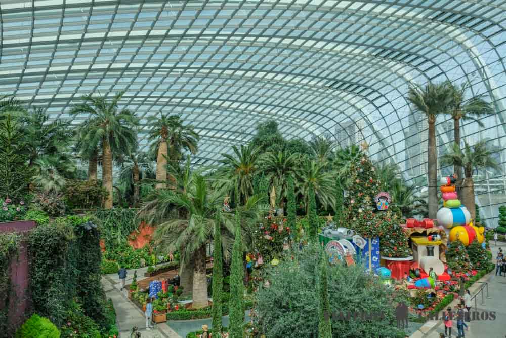 Flower Dome o cúpula de las flores