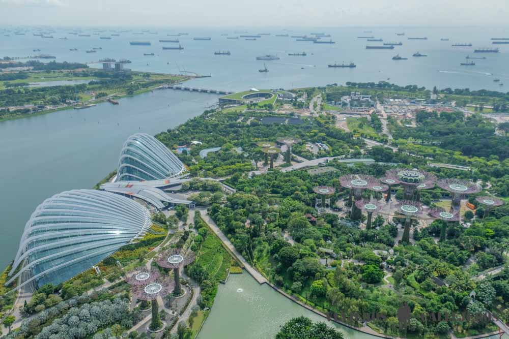 Vistas desde el Sky Park Marina Bay Sands