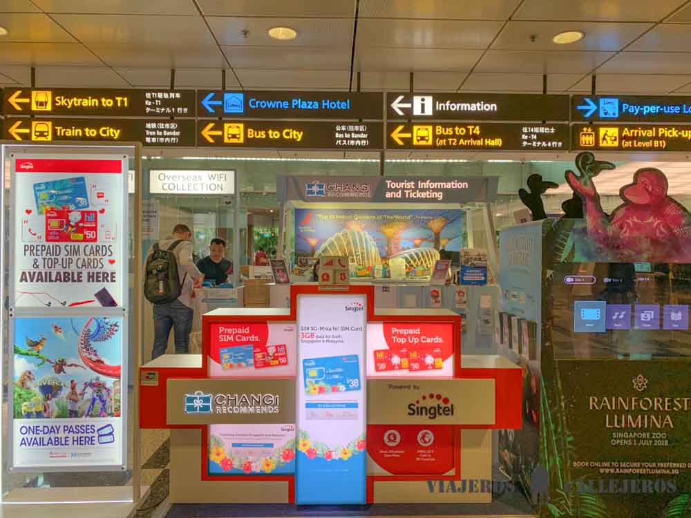Tarjeta SIM. ¿Cómo tener internet en Singapur?