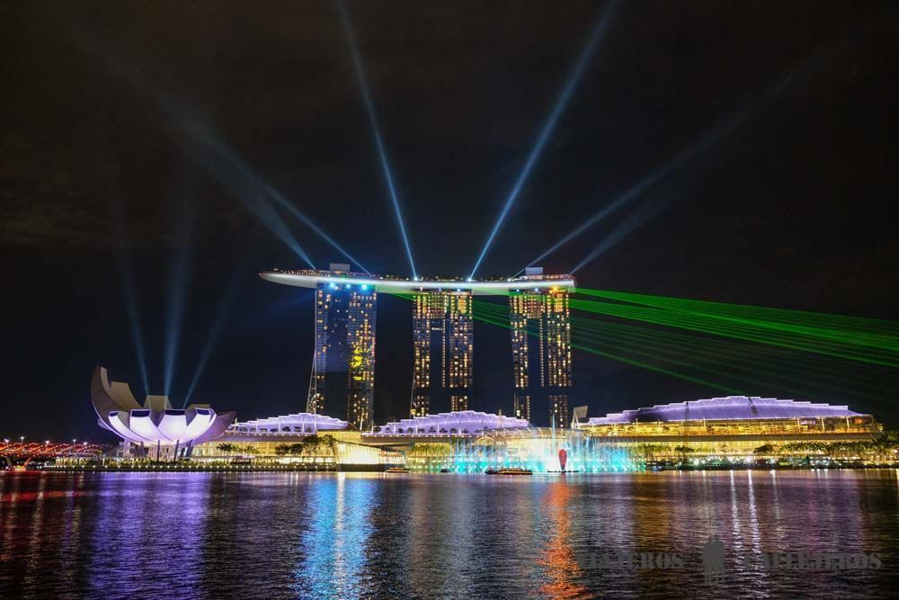 Espectáculo Spectra desde Merlion