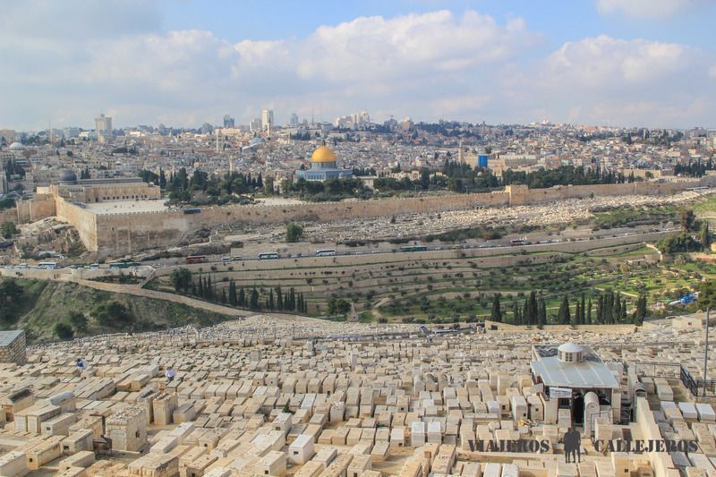Vistas de Jerusalén desde el Monte de los Olivos