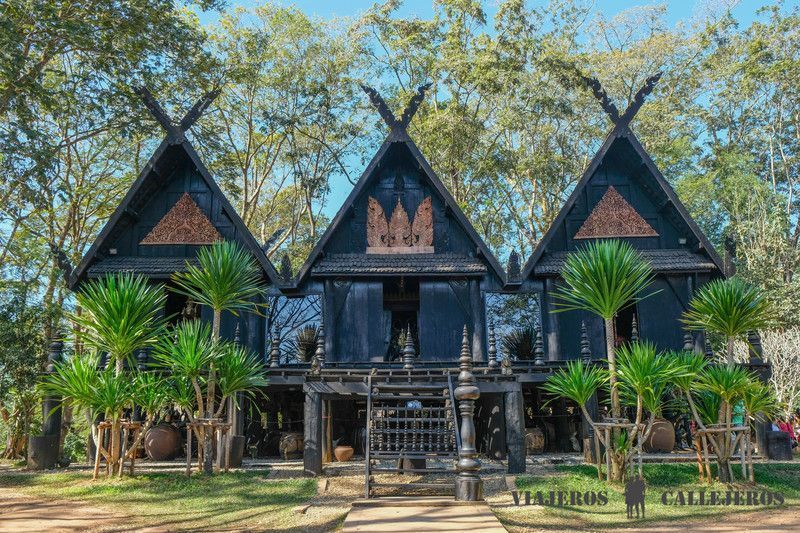 La Casa Negra, uno de los lugares que visitar en Chiang Rai