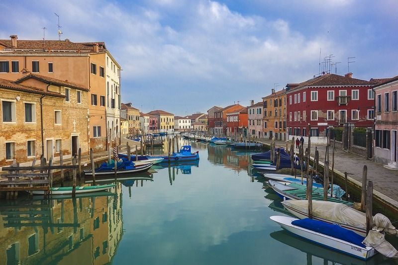 Murano en el Venecia en el tres días