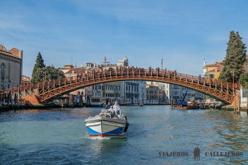 Puente de la Academia en el Venecia en 3 días