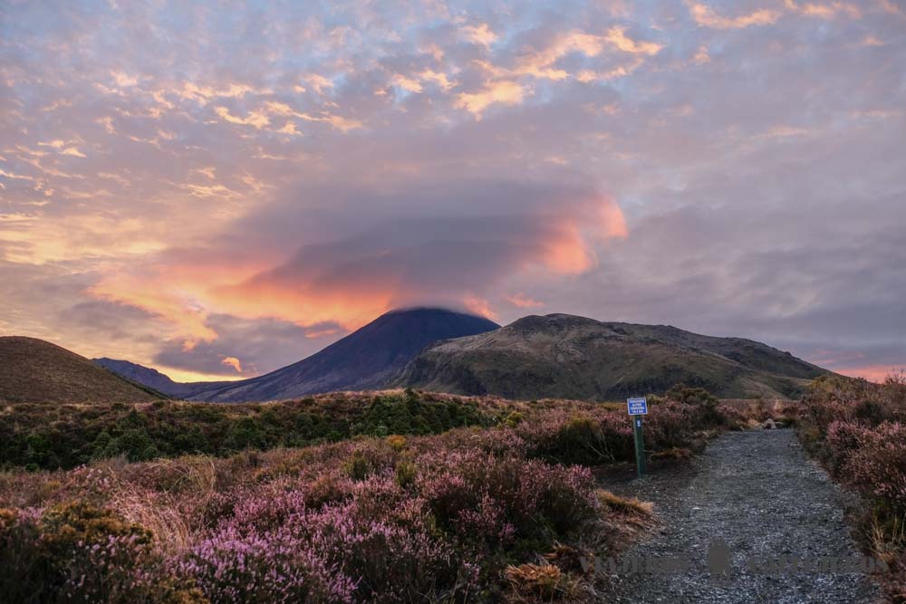 Amanecer en el Tongariro