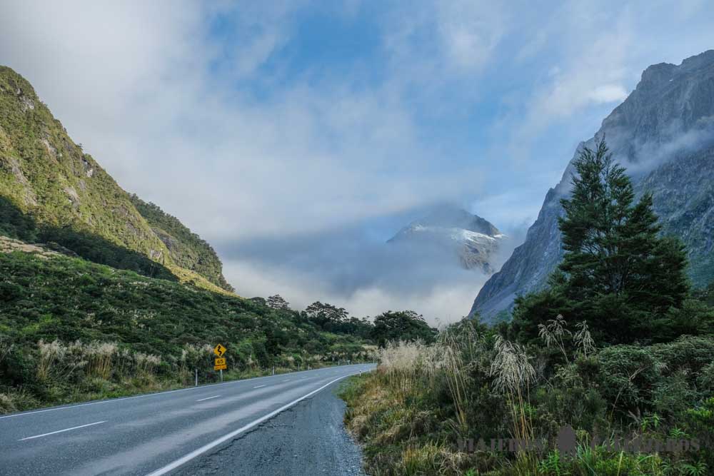 Carretera a Milford Sound