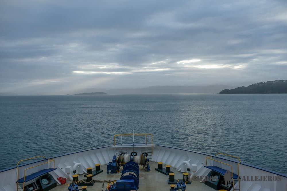 Ferry de Wellington a Picton en Nueva Zelanda