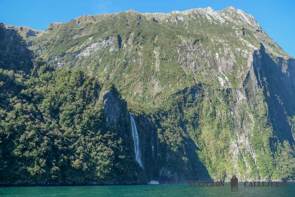 Paisajes desde el crucero por Milford Sound