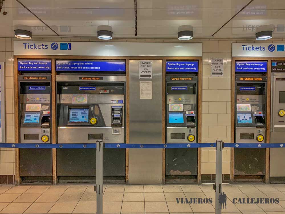 Taquillas del Metro de Londres