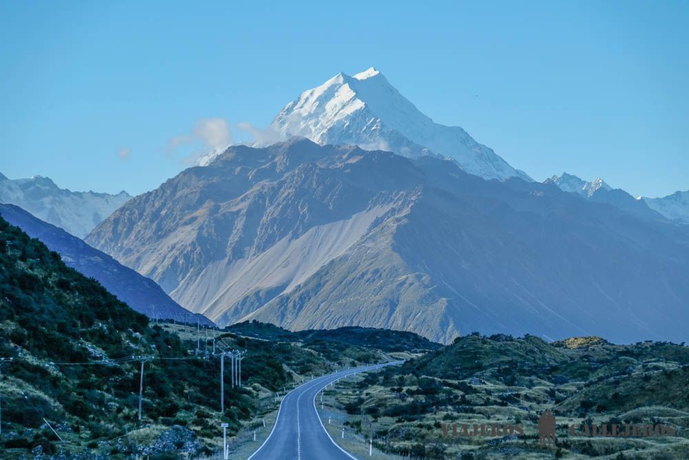 Carretera SH80 al Monte Cook