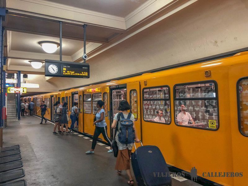 Utilizar el metro al viajar a Berlín
