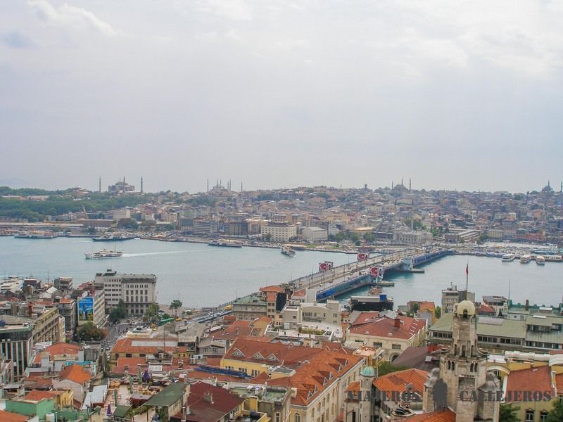 Puente de Gálata desde la Torre Gálata
