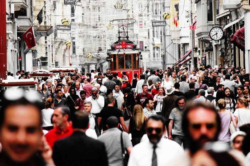 Calle Istiklal caddesi