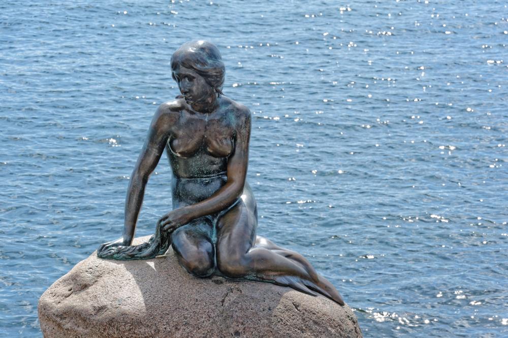 La Sirenita en un viaje a Copenhague
