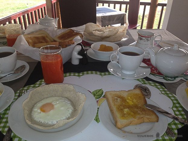 Desayuno en Sri Lanka con Egg Hopper