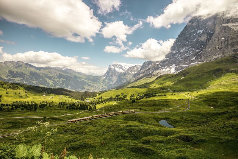 Ruta por Suiza en tren