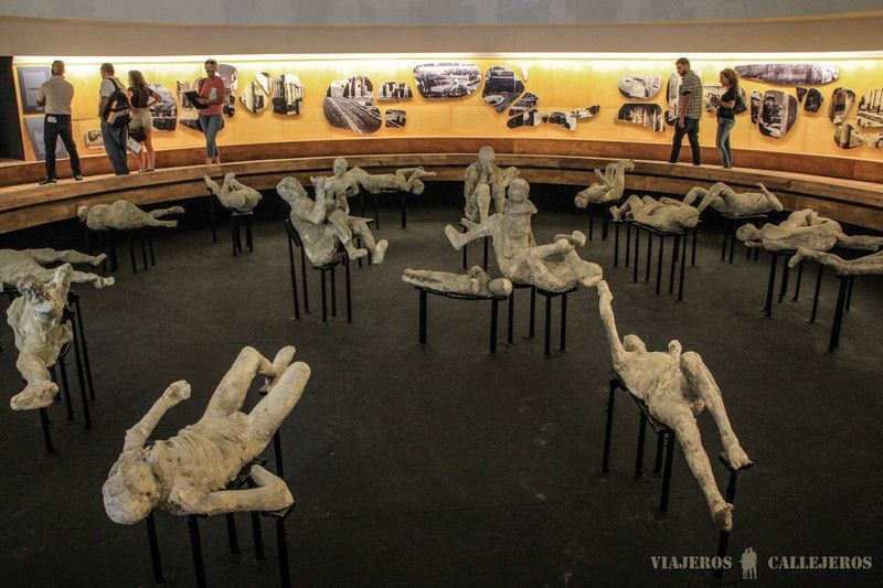 Habitantes de Pompeya fosilizados
