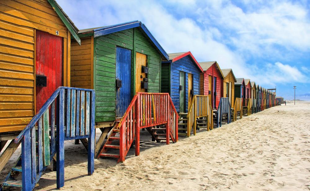 Muizenberg Beach en la Península del Cabo