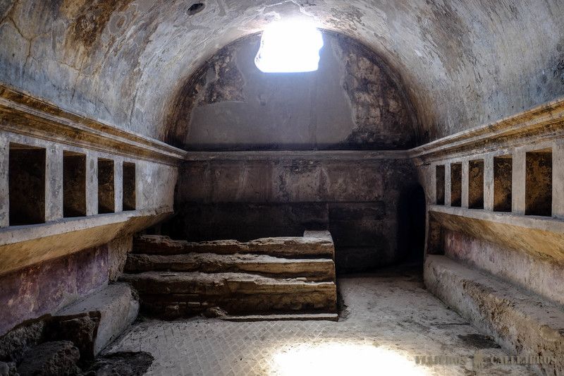 Termas, uno de los lugares que veren Pompeya