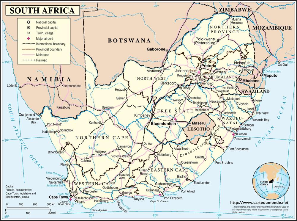 Viaje a Sudáfrica en 25 días.