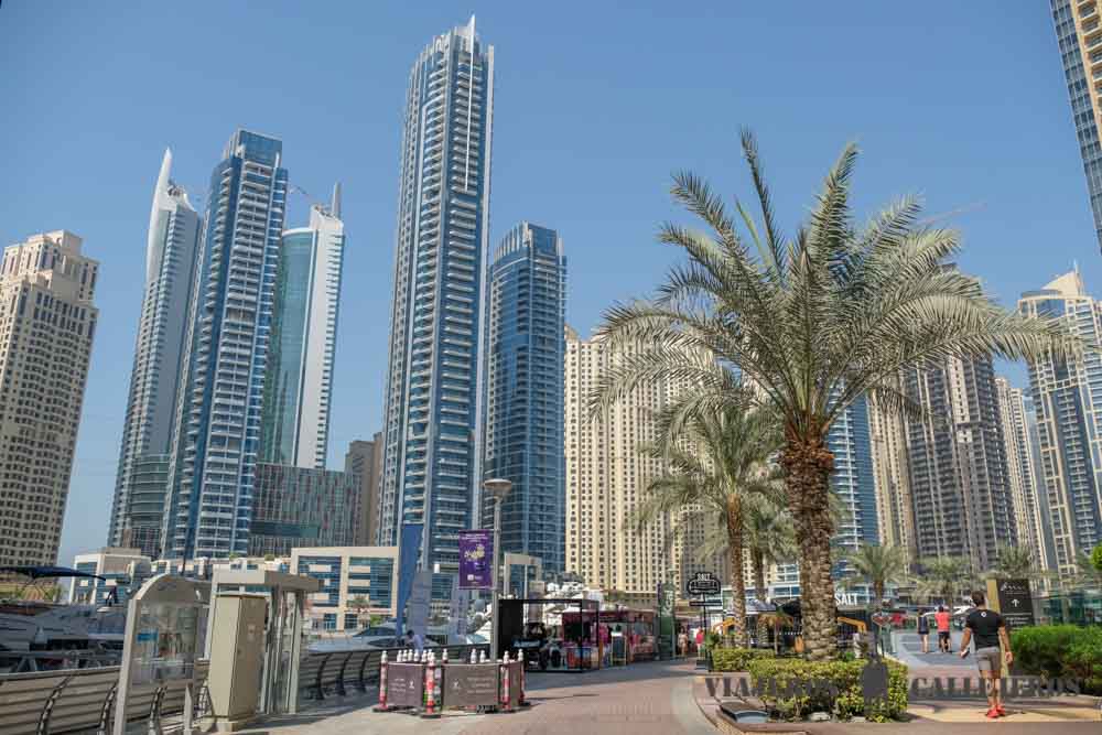Dubai Marina, uno de los lugares que ver en Dubái en 4 días