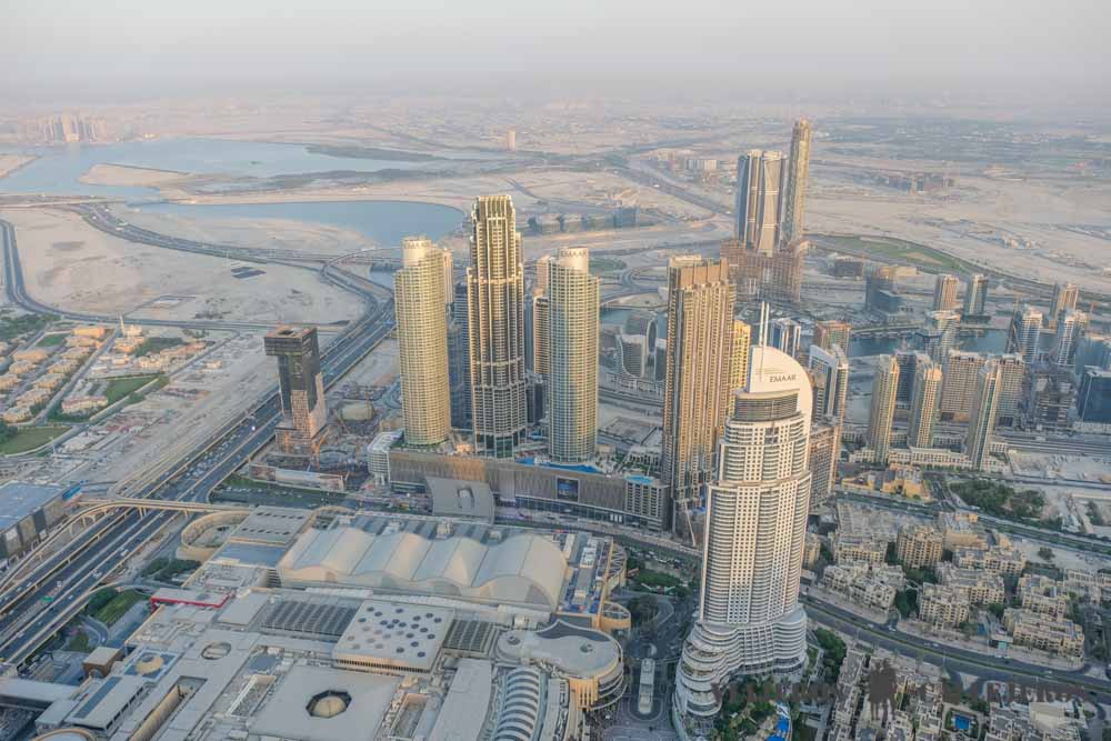Vistas desde el mirador del Burj Khalifa