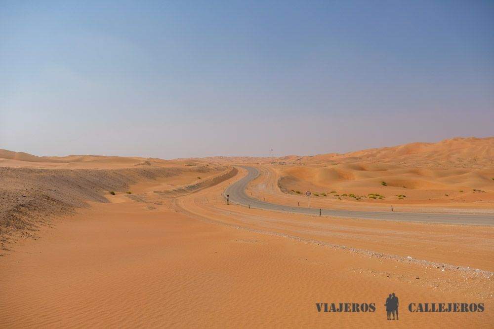 Carretera desierto Rub´ al Khali