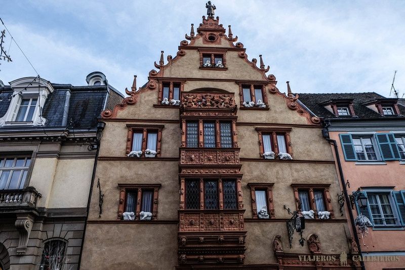 Maison des Tetes, uno de los lugares que ver en Colmar