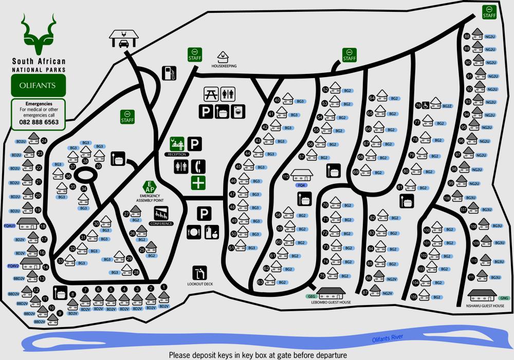 Olifants Map