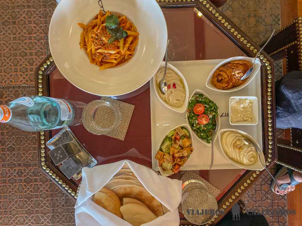 Mezze en Qasar Al Sarab