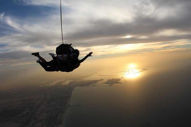 Skydiving en Dubai