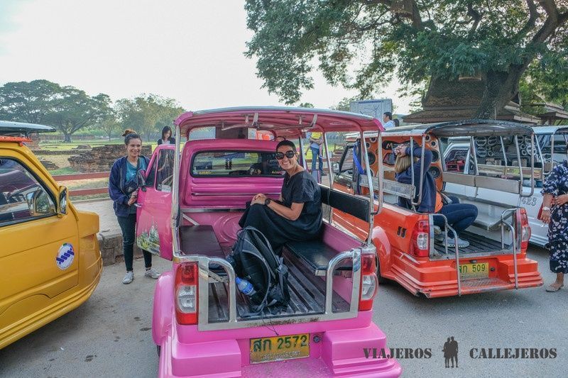 Tuktuk en Ayutthaya