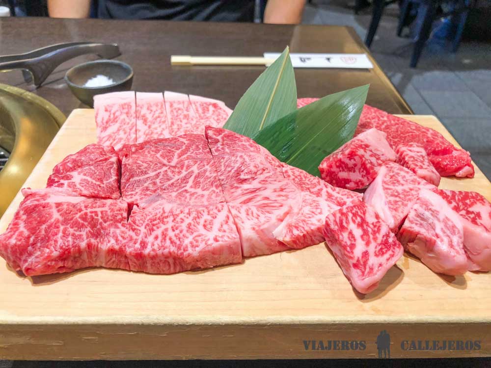 Carne de Hida. Maruaki en Takayama