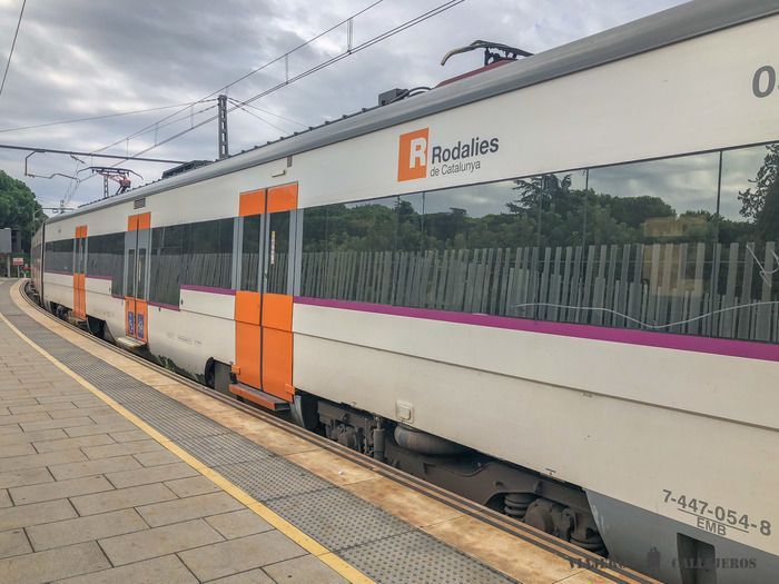 Tren Rodalies en Blanes