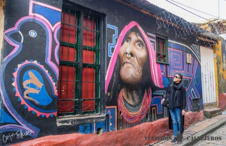 Grafiti en la Candelaria, una de las mejores fotos de Colombia