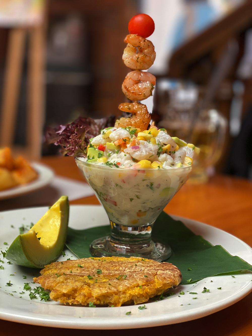 Ceviche en Casa del Chorro