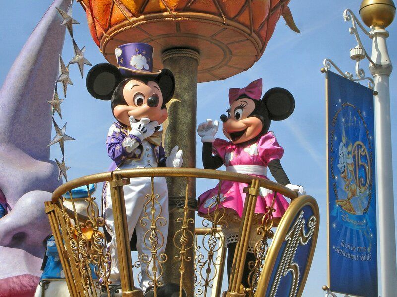 Mickey y Minnie mouse