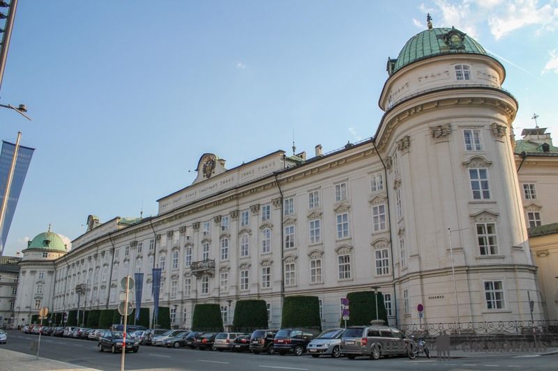 Hofburg, uno de los lugares que ver en Innsbruck
