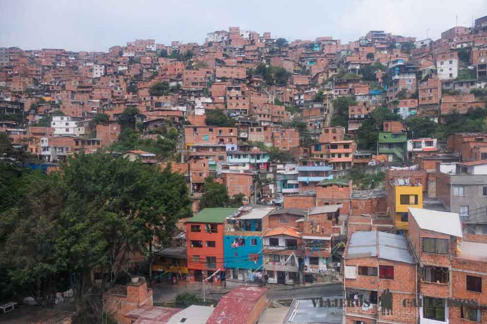 Vistas desde el Metrocable de Medellín