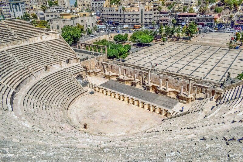 Teatro Romano, uno de los lugares que ver en Ammán