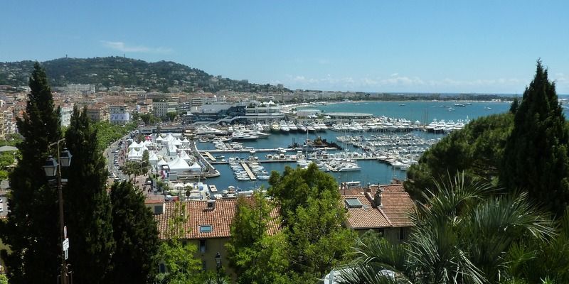 Vistas de Cannes desde Le Suquet