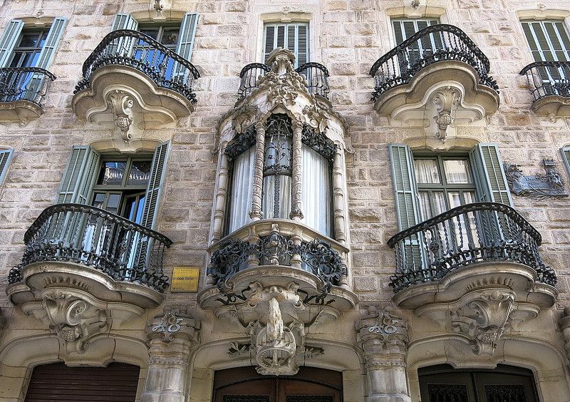 Casa Calvet, una de las obras de Gaudí en Barcelona
