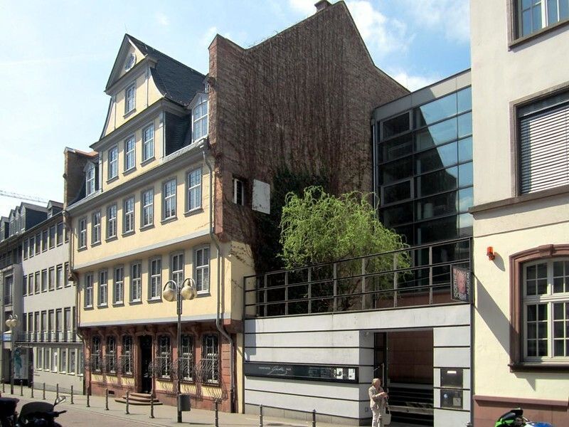 Casa de Goethe, uno de los lugares que visitar en Frankfurt
