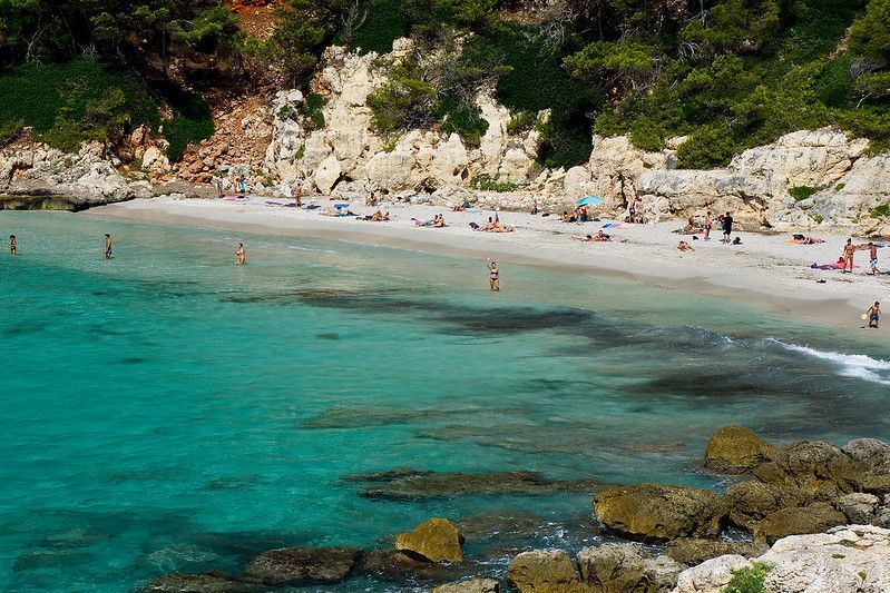 Cala Escorxada, calas de Menorca