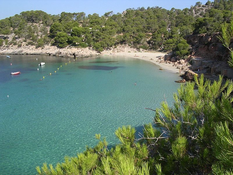 Cala Salada, playas de Ibiza