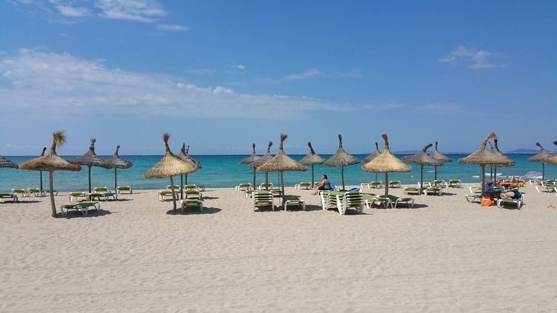 Bañarte en la playa, una de las cosas que hacer en Palma de Mallorca