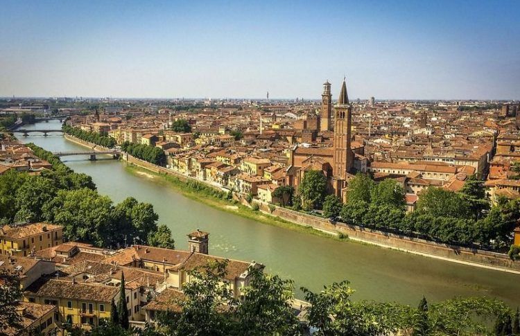 Verona desde el Castillo San Pietro