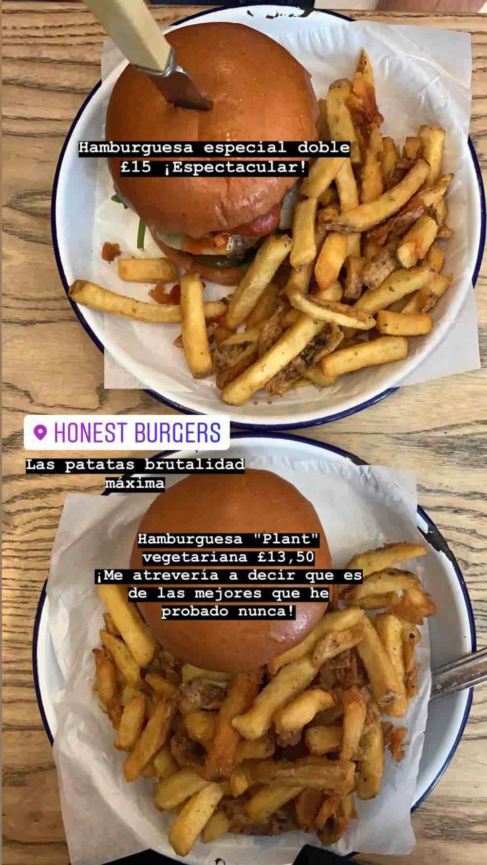 Hamburguesas de Honest Burger