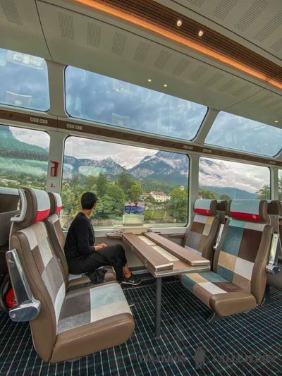 Glacier Express, uno de los trenes panorámicos de Suiza