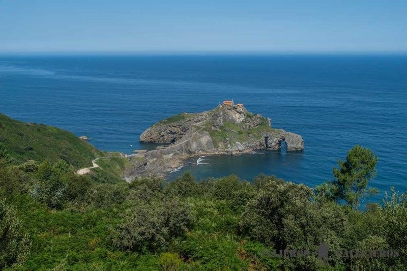 Vistas desde uno de los miradores de San Juan de Gaztelugatxe